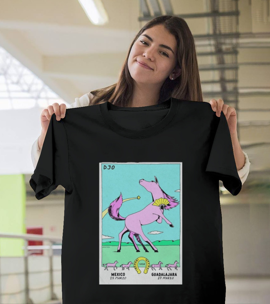 Djo 2026 Guadalajara March 27 Mexico Purple Horse T-Shirt