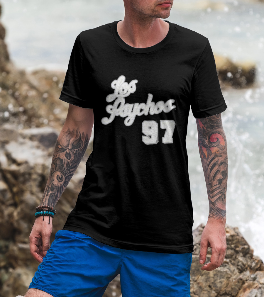 Los Psychos 97 Throwback The Psycho Realm Rare T-Shirt
