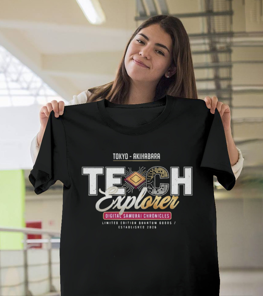 Tokyo Akihabara Tech Explorer Digital Samurai Chronicles Limited Edition Quantum Mods 2026 T-Shirt