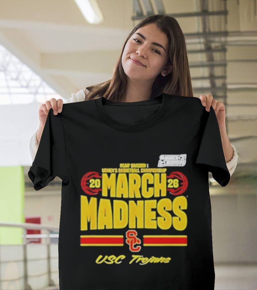 USC Trojans March Madness 2026 Women's Basketball T-Shirt