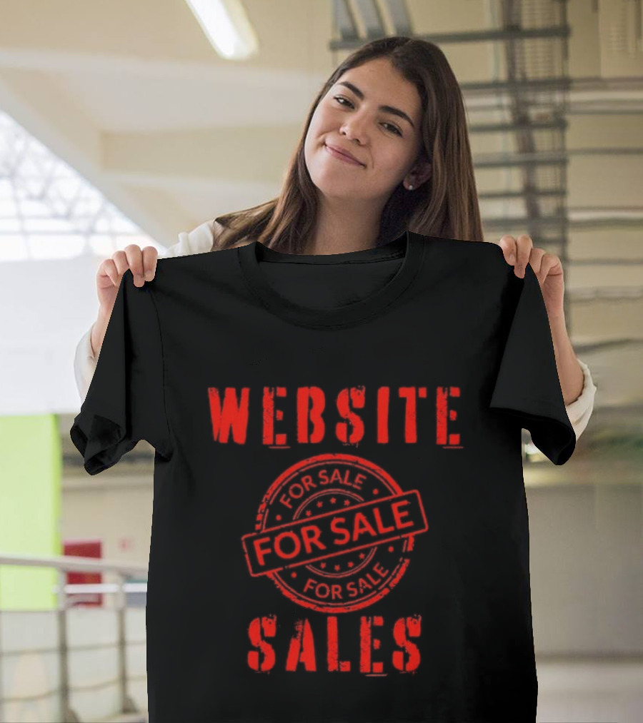 Website Sales For Sale Online Promotion T-Shirt