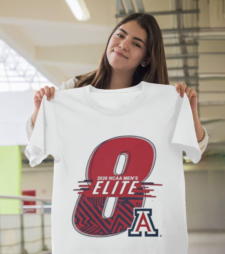 2026 NCAA Men's Elite 8 Arizona Wildcats Basketball T-Shirt