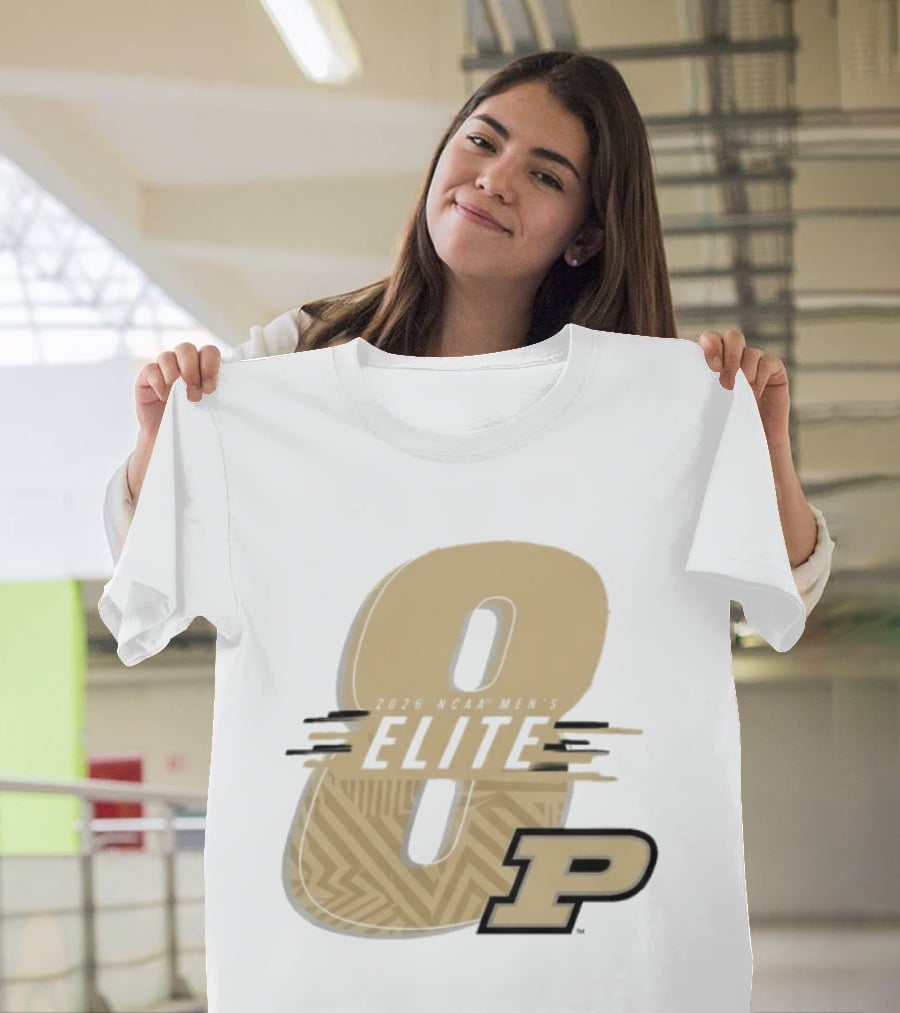 Purdue Boilermakers 2026 NCAA Men's Elite 8 T-Shirt
