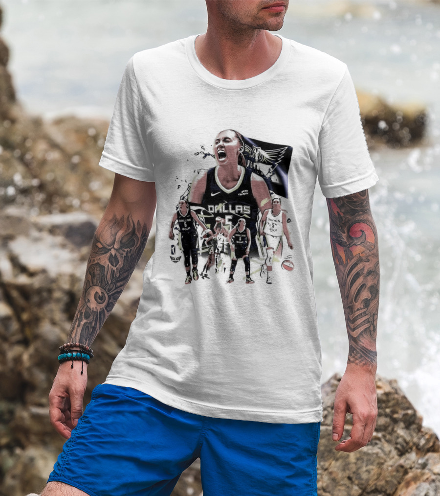 Demar Derozan Paige Bueckers Dallas Wings Basketball Athlete T-Shirt