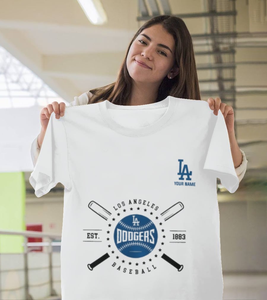 Los Angeles Dodgers Baseball Est 1883 LA Team Store T-Shirt