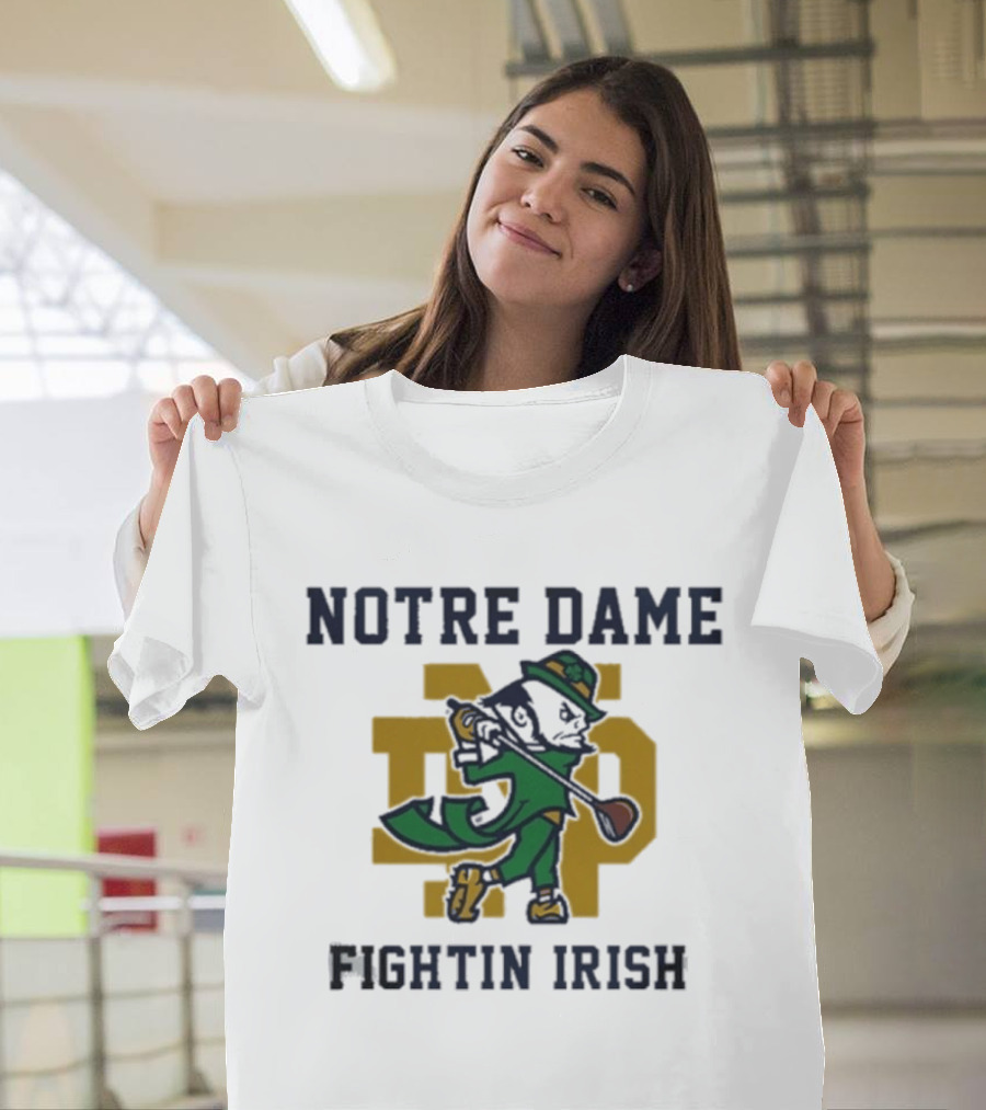 Notre Dame Fightin Irish Vintage Leprechaun ND T-Shirt