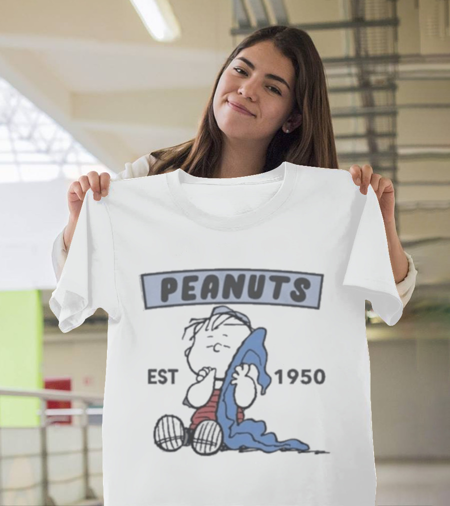Peanuts Linus Blanket EST 1950 Classic Charlie Brown T-Shirt