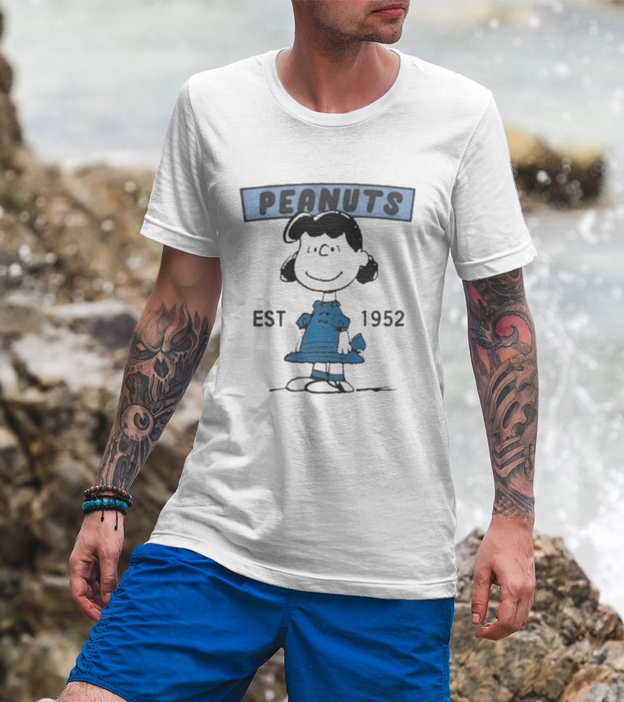 Peanuts Lucy Smile Est 1952 Vintage Comic T-Shirt