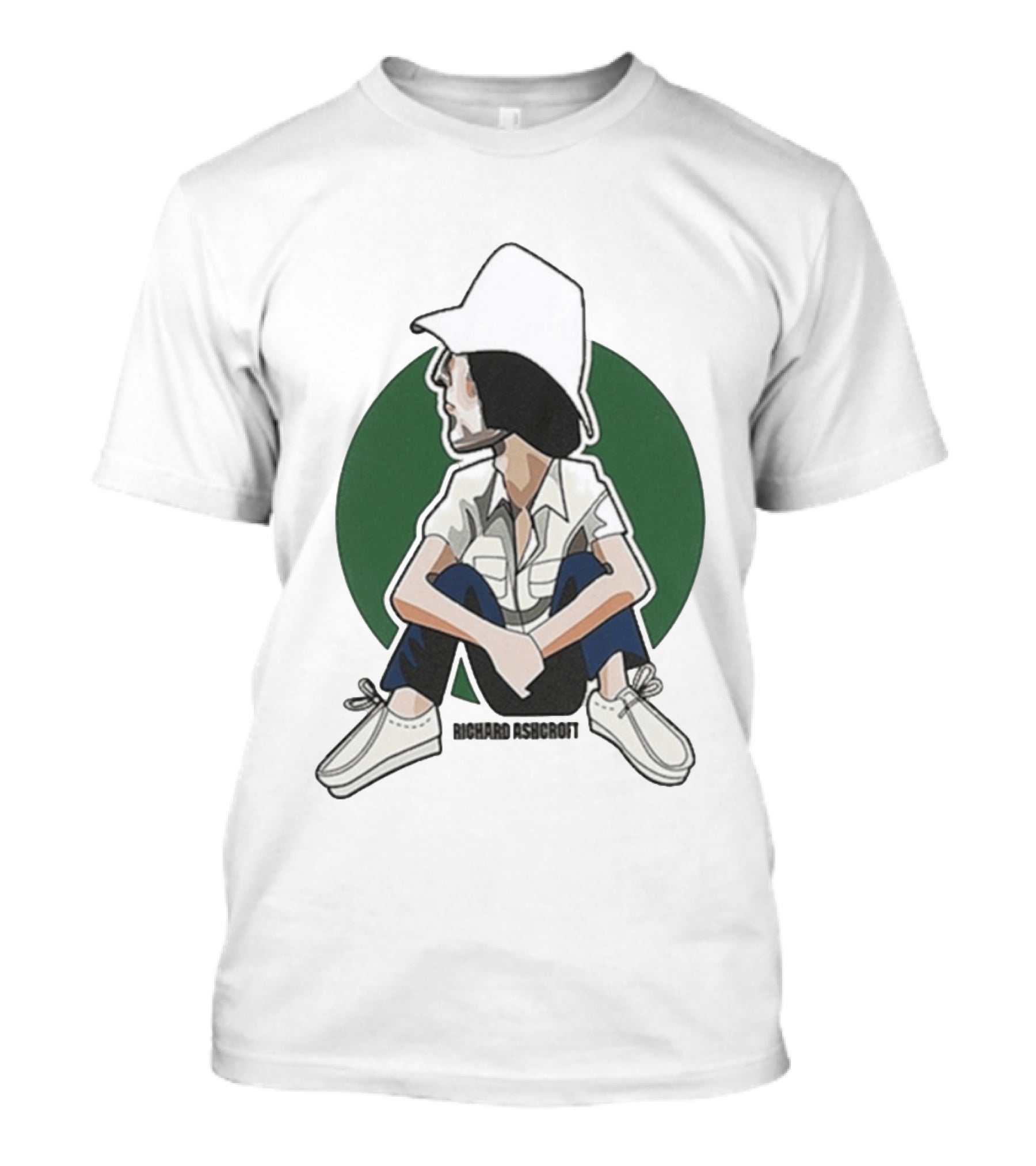 Richard Ashcroft 2026 Tour Illustration Seated Figure T-Shirt