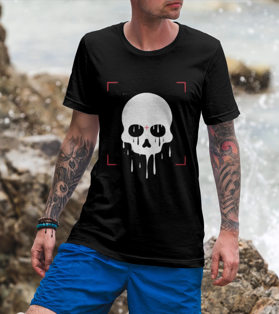 Blast Cs Dripping Skull Target T-Shirt