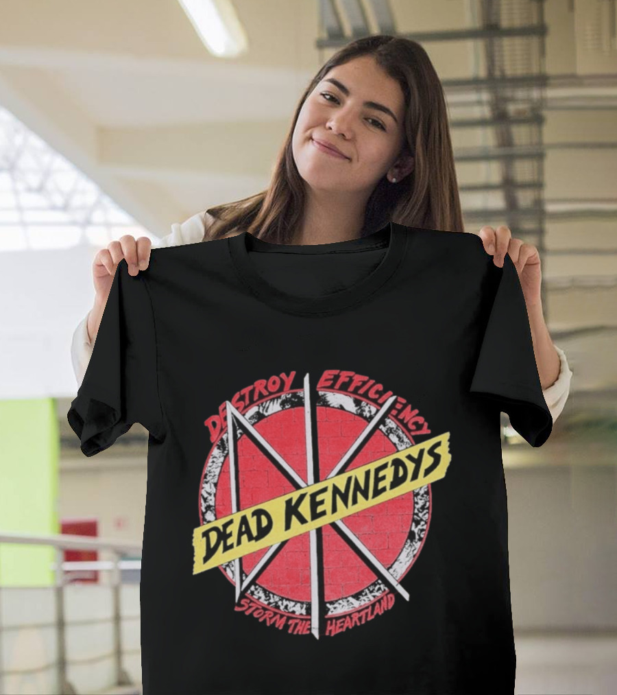 Dead Kennedys Destroy Efficiency Storm The Heartland T-Shirt