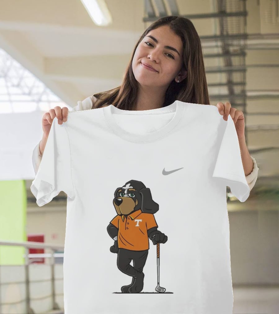 Vol Golfing Smokey In Tennessee Orange Nike T-Shirt