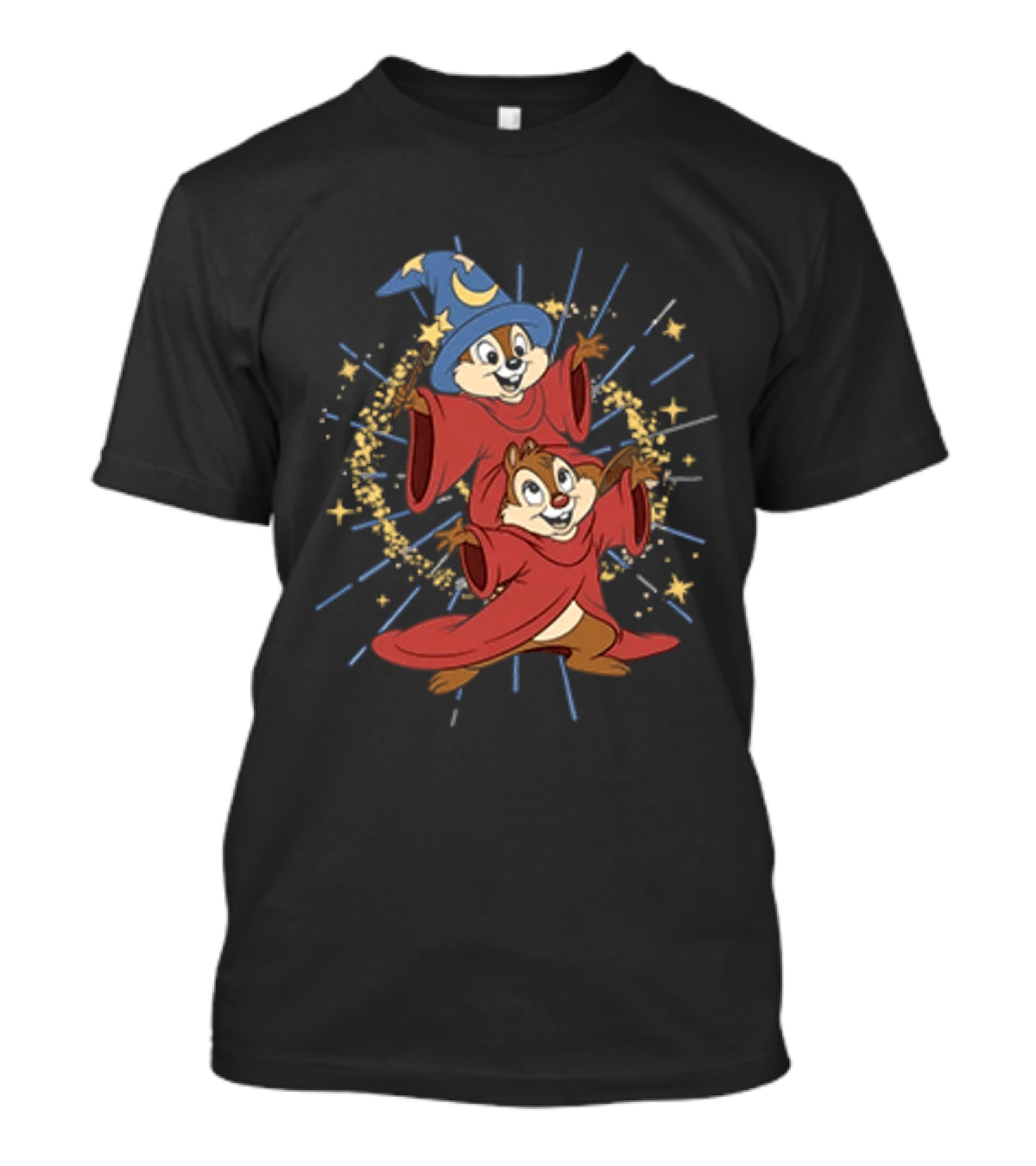 Chip And Dale Sorcerer Magic Disney T-Shirt