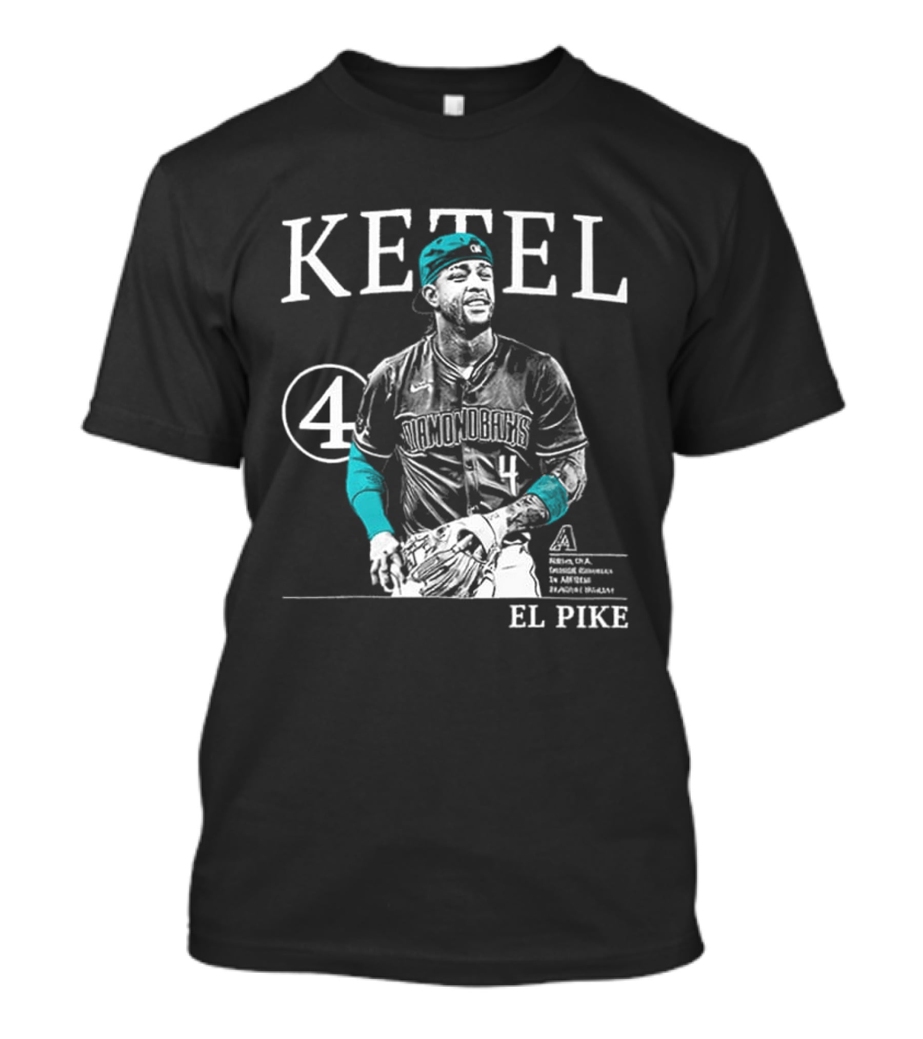 Ketel Marte El Pike D Backs 2026 4 T-Shirt