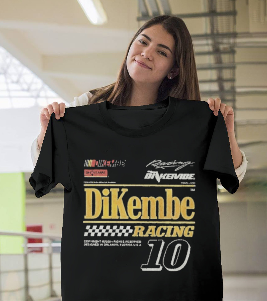 DiKembe Racing Gainesville Orlando Florida Number 10 T-Shirt