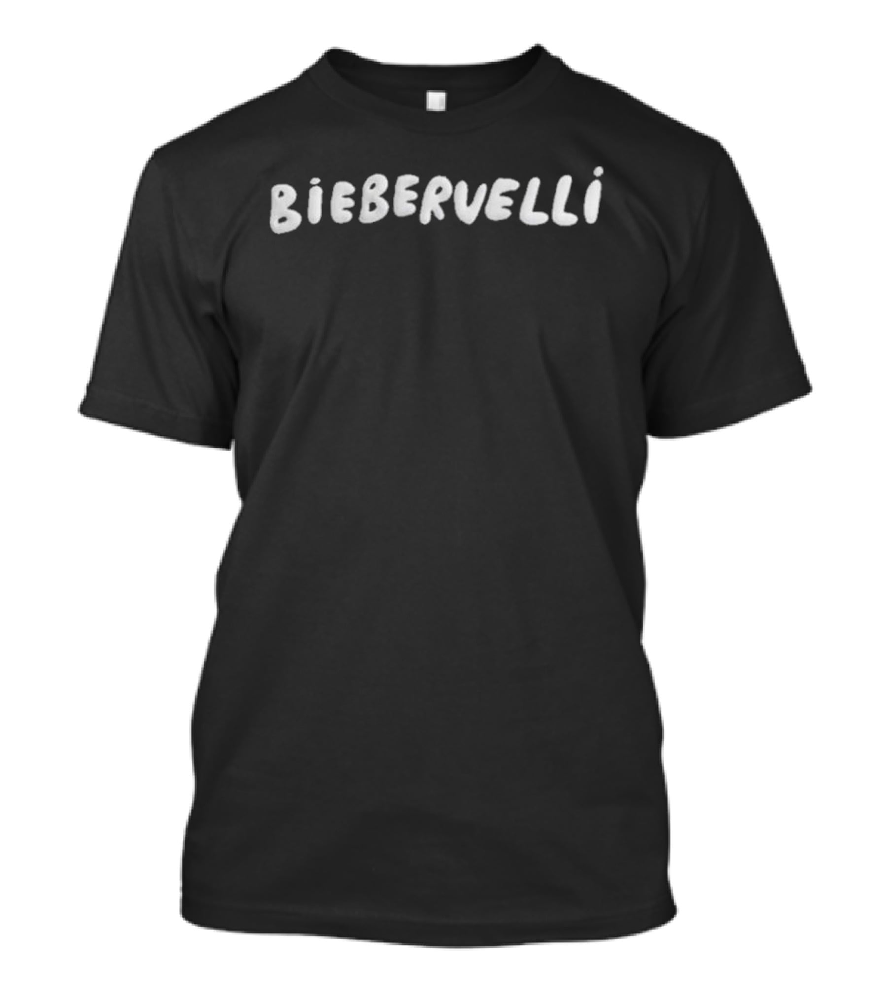 Biebervelli Text Justin Bieber Merchandise T-Shirt