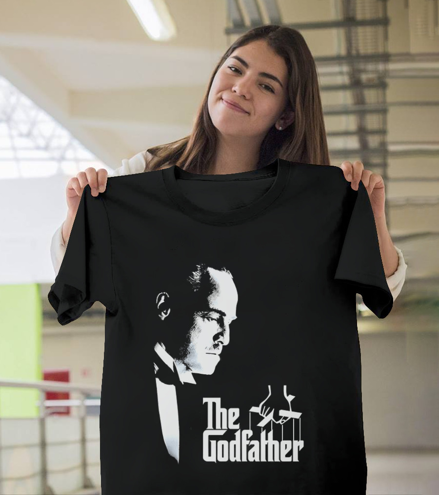 The Godfather Vito Corleone Iconic Movie Character Font T-Shirt