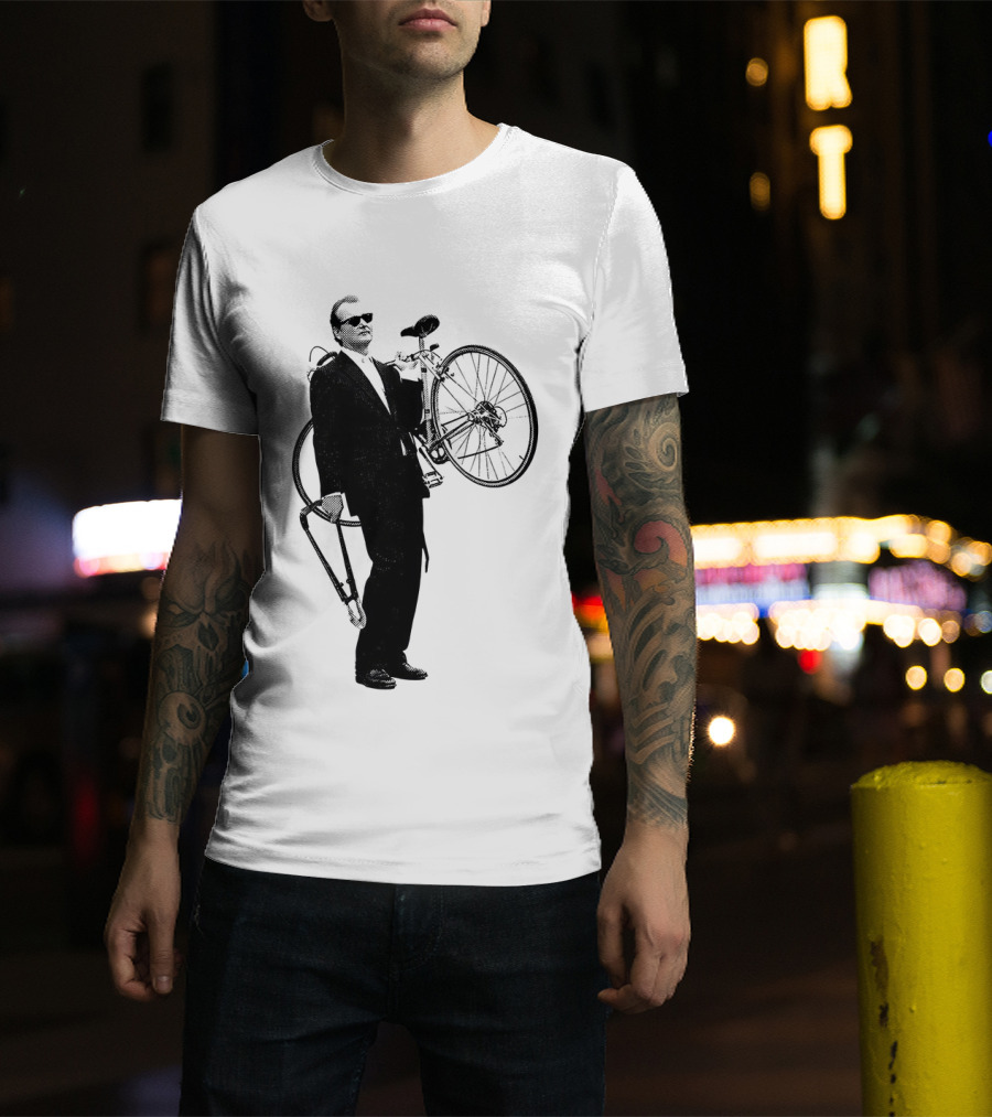 Bill Murray Rushmore Wes Anderson Tribute Cyclist T-Shirt