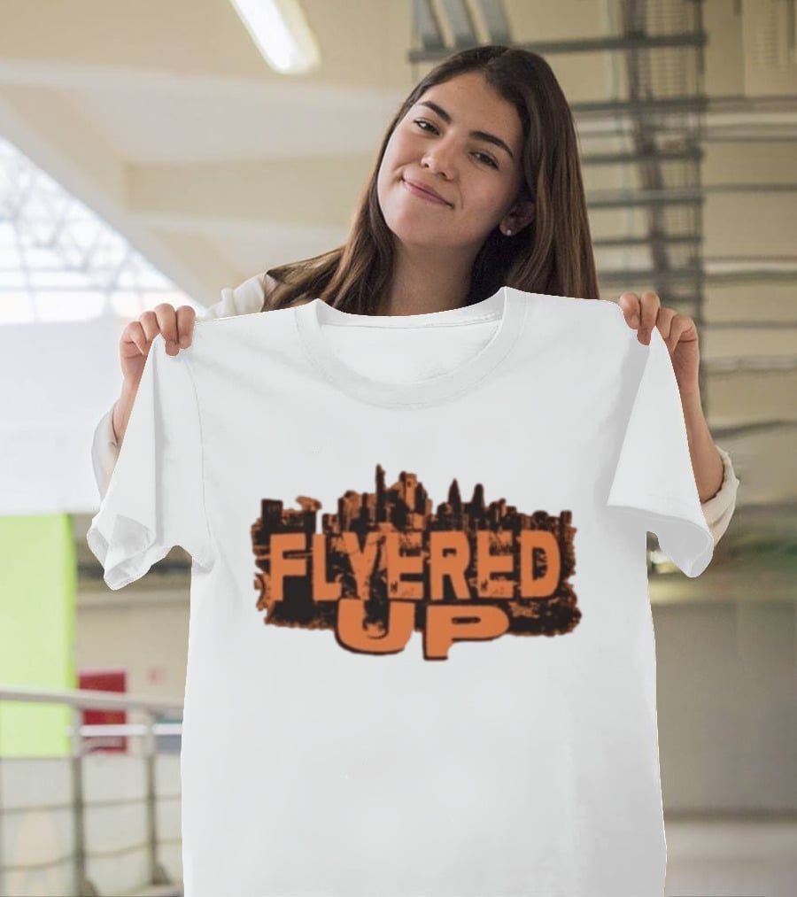 Flyered Up Urban Skyline T-Shirt