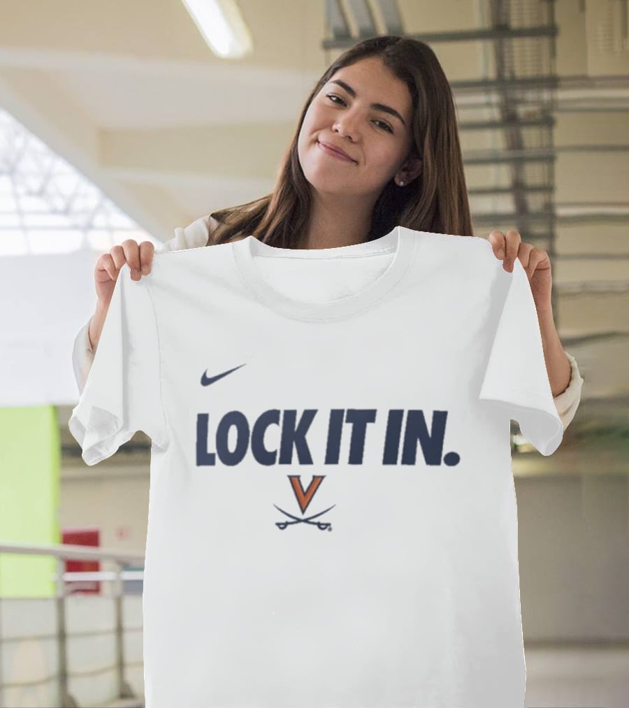 Nike Lock It In Virginia Cavaliers V Logo March Madness 2026 T-Shirt