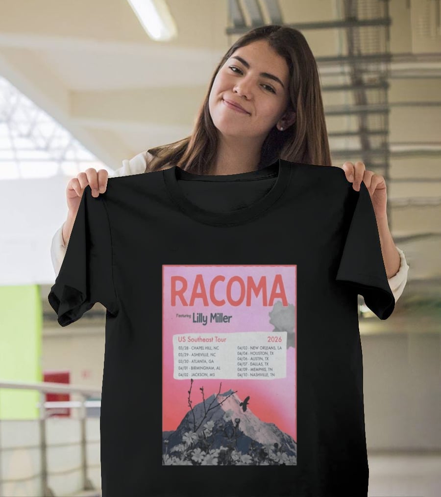 Racoma Ft Lilly Miller US Southeast Tour 2026 T-Shirt