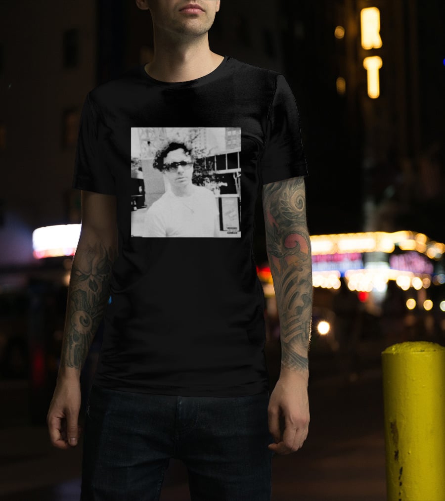 Sweet Action Jack Harlow Black And White Photo Explicit Content T-Shirt