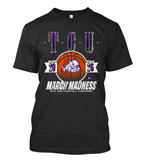 TCU Horned Frogs 2026 NCAA Men's Basketball Championship March Madness T-Shirt