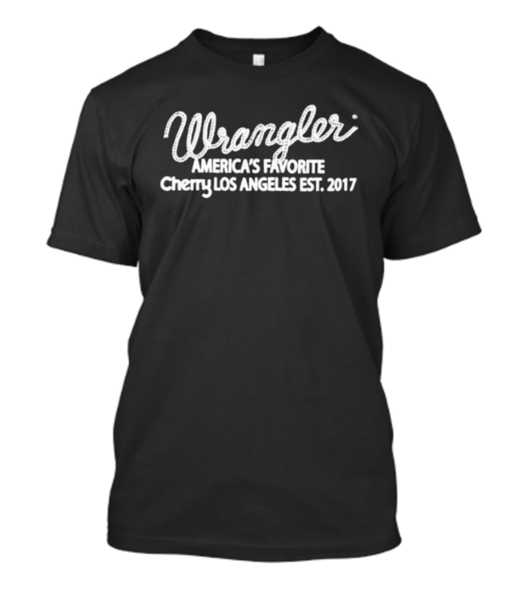 Wrangler America's Favorite Cherry Los Angeles EST 2017 T-Shirt