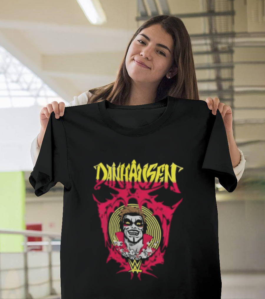 Danhausen You Are Cursed Vintage Face Art W T-Shirt