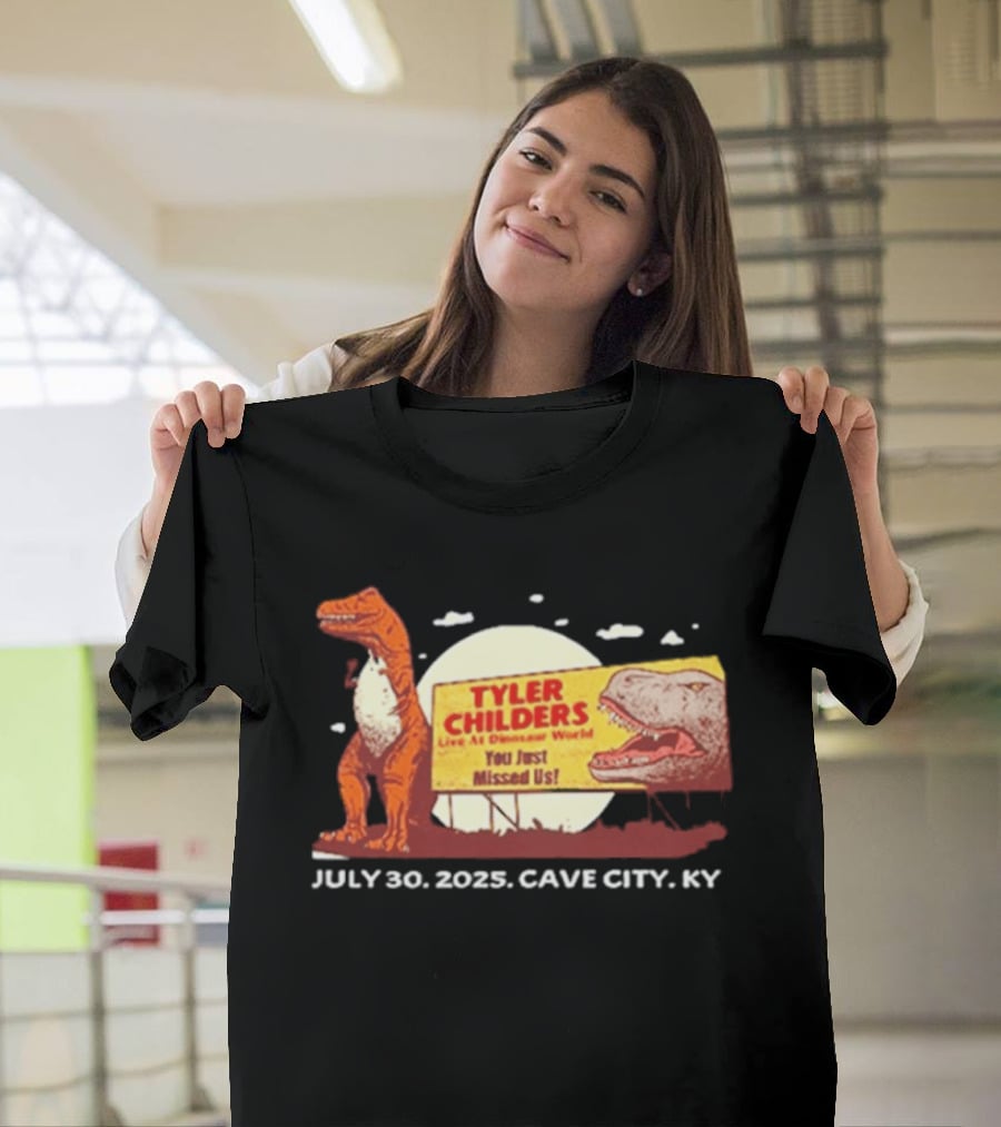 Tyler Childers Live At Dinosaur World July 30 2023 Cave City KY T-Shirt