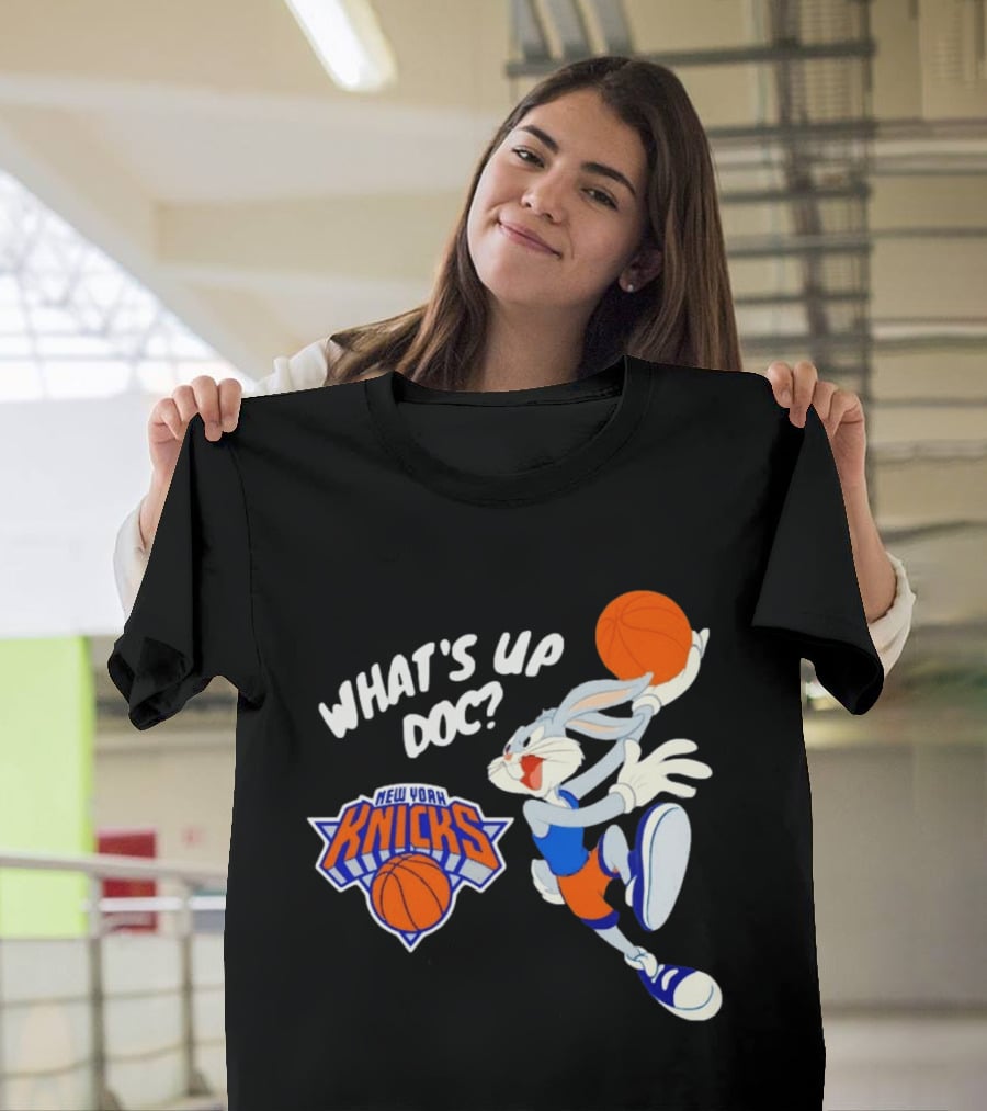 Bugs Bunny New York Knicks What's Up Doc Basketball T-Shirt