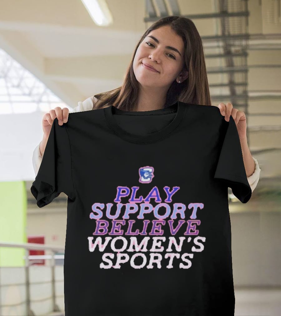 Creighton Bluejays Play Support Believe Women's Sports T-Shirt