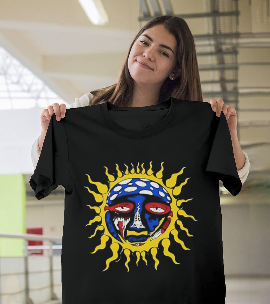 Sublime X Denver Nuggets Ball Arena Exclusive Sun Logo Collaboration T-Shirt
