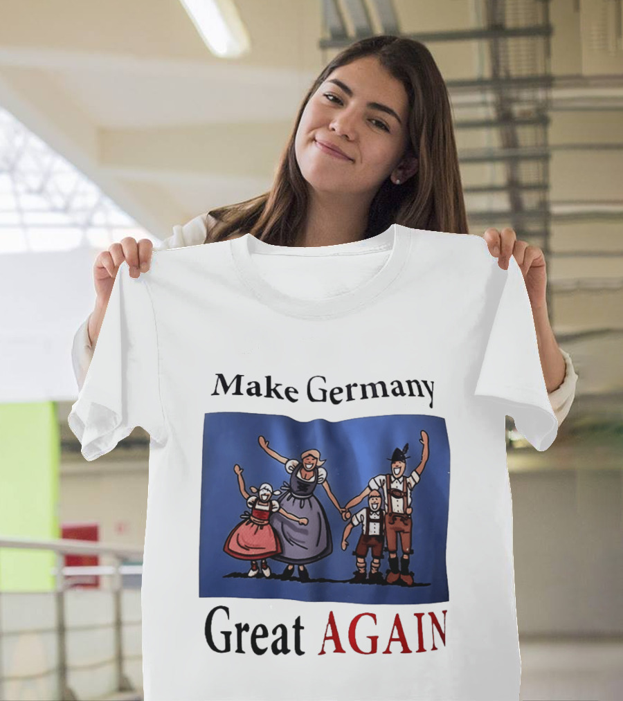 Make Germany Great Again Dirndl Lederhosen Family Celebration T-Shirt