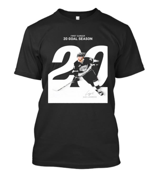 Alex Laferriere Los Angeles Kings First Career 20 Goal Season 20 T-Shirt