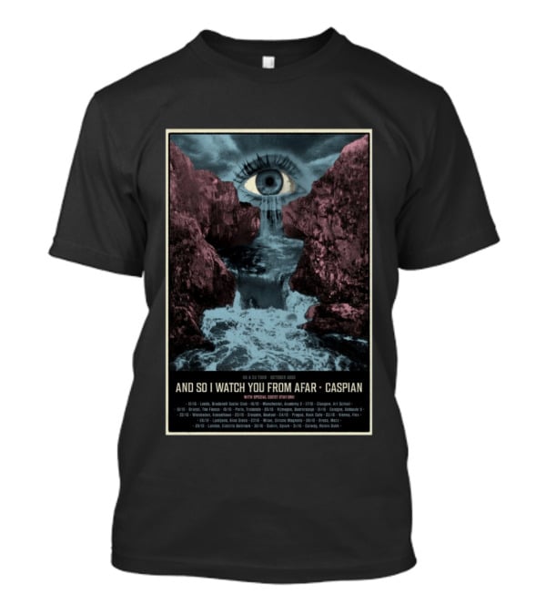 ASIWYFA Caspian UK EU Tour Dates 2026 And So I You From Afar Special Guest Otay:onii T-Shirt