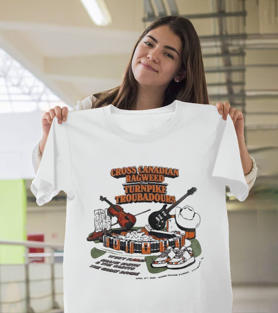 Cross Canadian Ragweed Turnpike Troubadours Whiskey Rock State Fair Grounds Oklahoma City T-Shirt