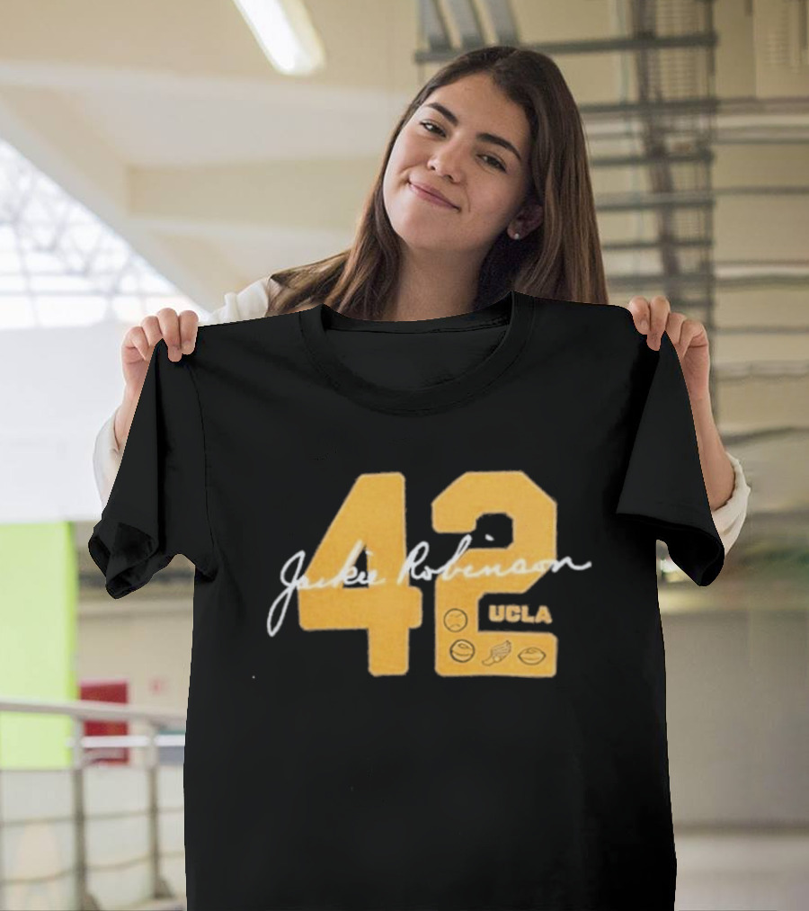 UCLA Bruins Jackie Robinson 42 Letterman Day 2026 T-Shirt