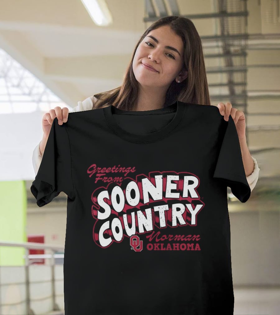 Greetings From Sooner Country Norman Oklahoma Sooners T-Shirt