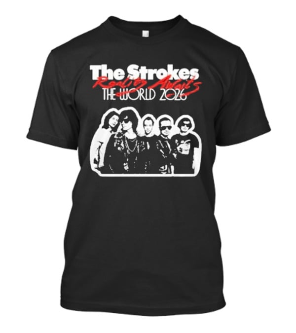 The Strokes Reality Awaits The World 2026 Tour T-Shirt