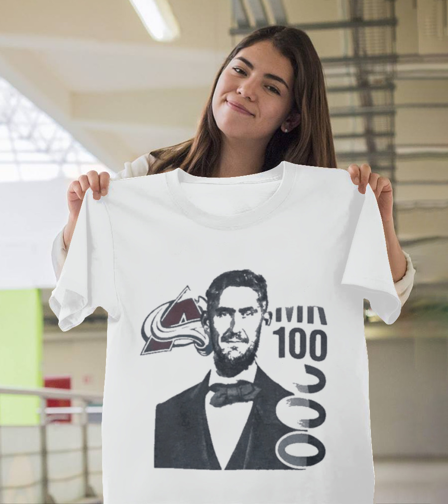 Avalanche 1000 Mr Bow Tie And Hockey Sticks T-Shirt