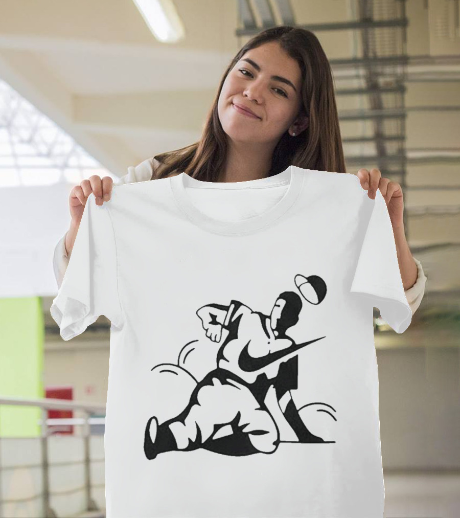 Nike Baseball Player Sliding T-Shirt