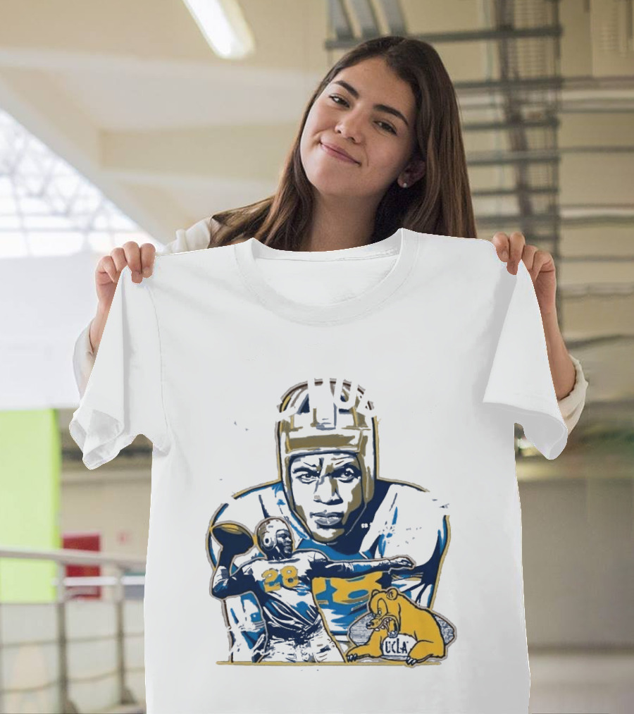 UCLA Football Honor Jackie Robinson Pasadena Flash 2026 Day Bruins 28 T-Shirt