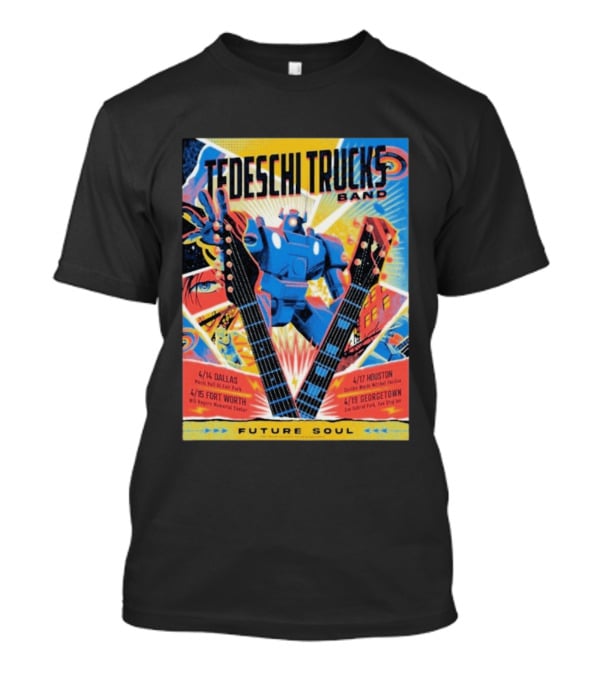 Tedeschi Trucks Band Future Soul 2026 Texas Tour April 14 19 Dallas Fort Worth Houston Georgetown T-Shirt