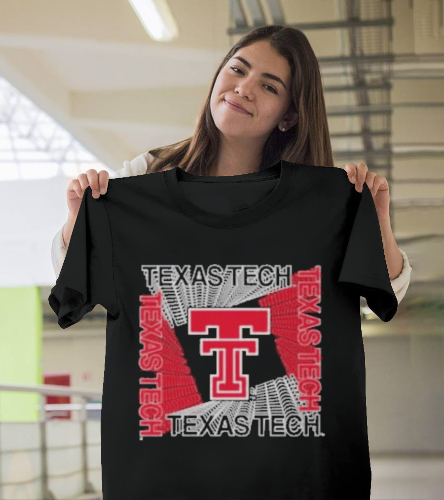 Texas Tech Red Raiders Double Cubism T-Shirt