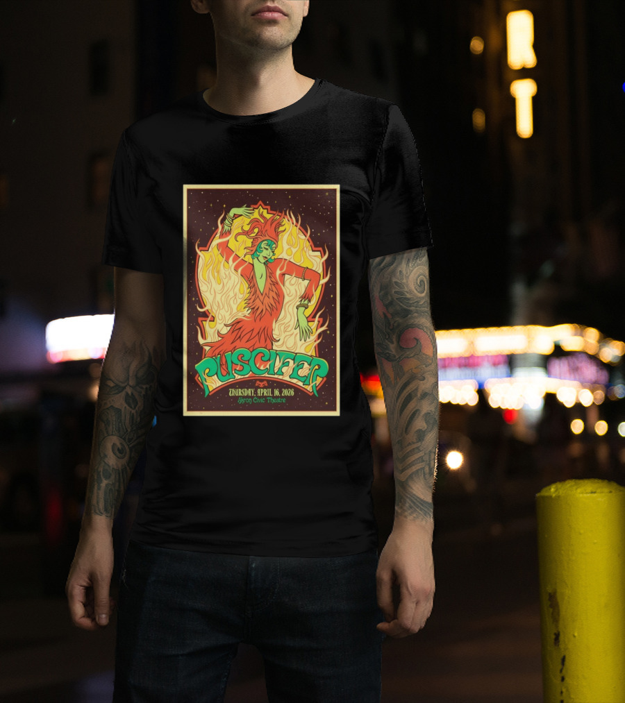Puscifer Akron Civic Theatre Thursday April 16 2026 T-Shirt