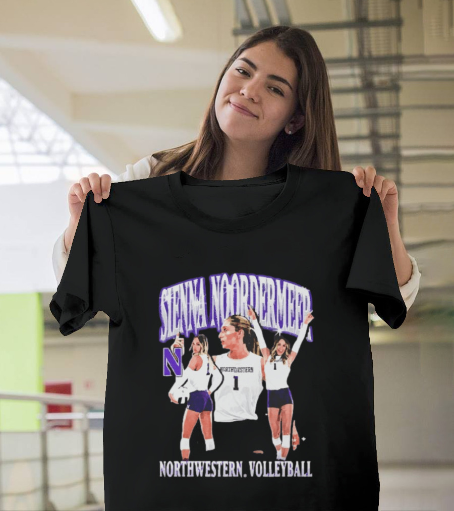 Sienna Noordermeer Northwestern Volleyball Player N Wildcats Sports Team T-Shirt