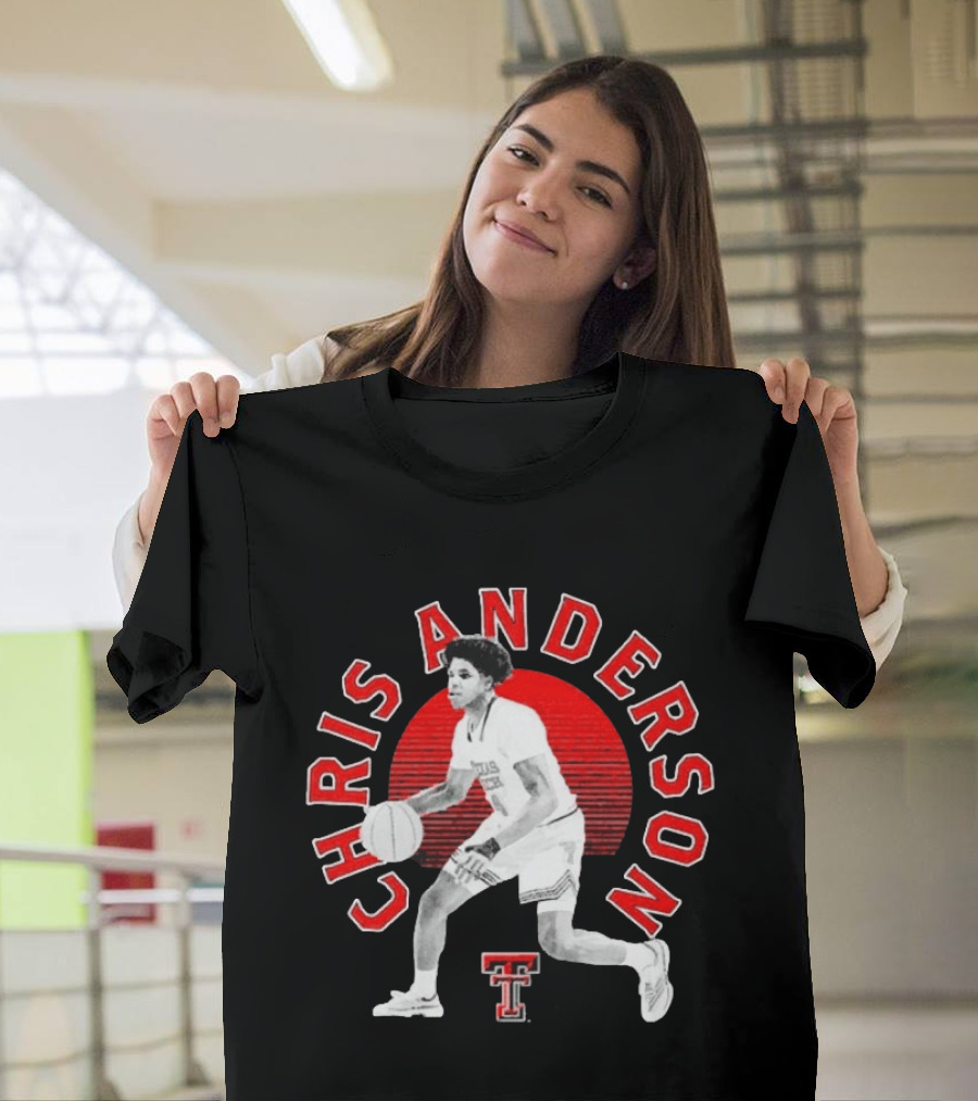 Chris Anderson Texas Tech Red Raiders Basketball Player T-Shirt