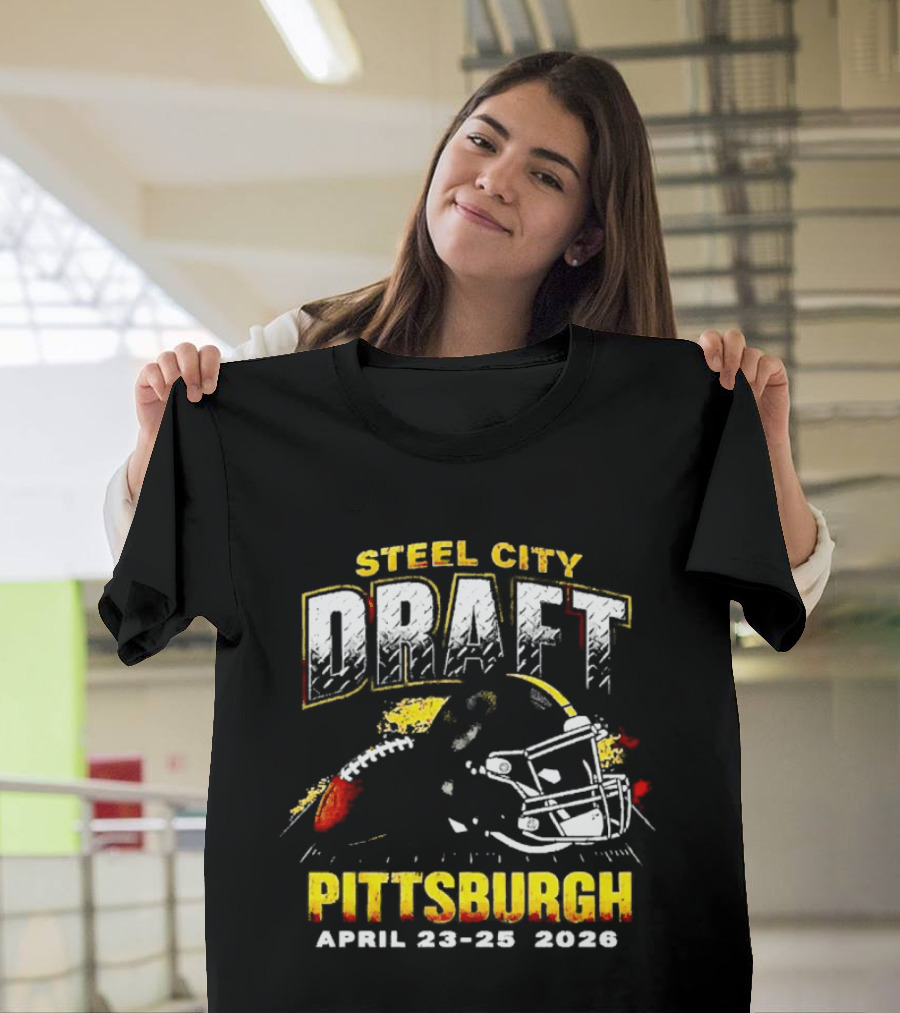 Steel City Draft Pittsburgh April 23 26 2026 Helmet T-Shirt