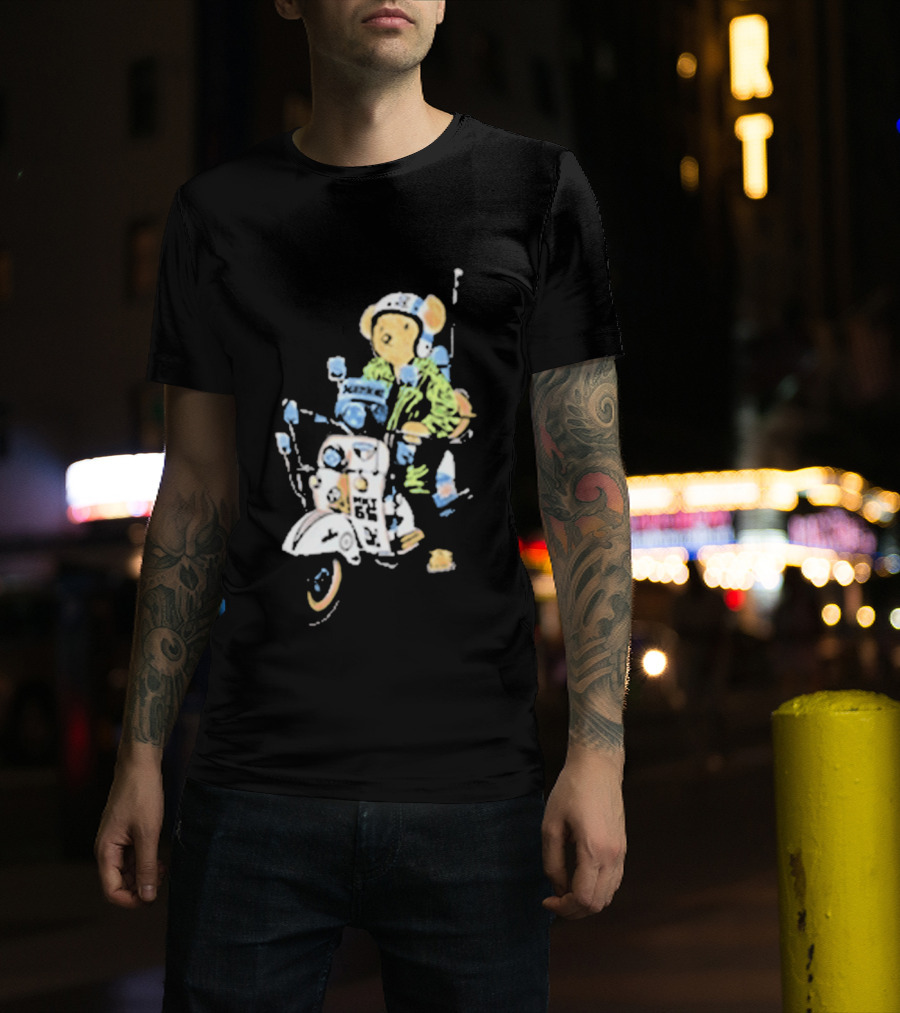 The Who X Market Studios Mod Bear Scooter T-Shirt